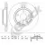 Tarcze hamulcowe BRECK BR 335 VA100