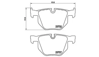 Klocki hamulcowe BREMBO P06033X