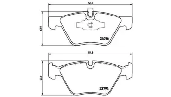 Klocki hamulcowe BREMBO P06040X
