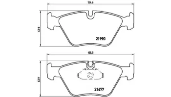 Klocki hamulcowe BREMBO P06065