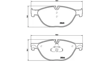 Klocki hamulcowe BREMBO P06076