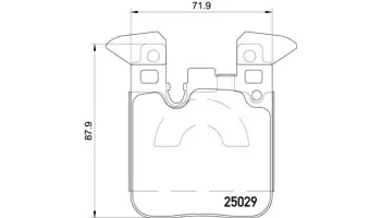 Klocki hamulcowe BREMBO P06087X