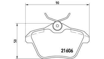 Klocki hamulcowe BREMBO P23067