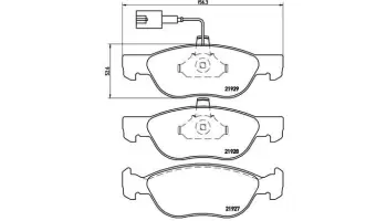 Klocki hamulcowe BREMBO P23070