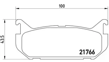Klocki hamulcowe BREMBO P24036