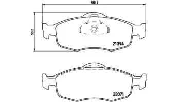 Klocki hamulcowe BREMBO P24037