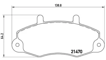 Klocki hamulcowe BREMBO P24049