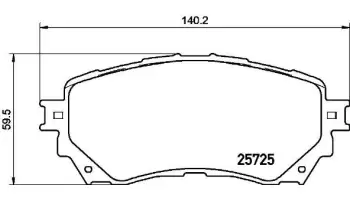 Klocki hamulcowe BREMBO P49048