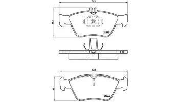 Klocki hamulcowe BREMBO P50023