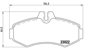 Klocki hamulcowe BREMBO P50031