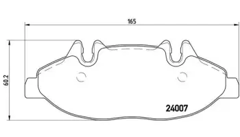 Klocki hamulcowe BREMBO P50050
