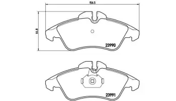 Klocki hamulcowe BREMBO P50080