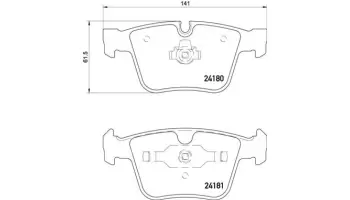 Klocki hamulcowe BREMBO P50116