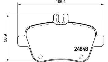 Klocki hamulcowe BREMBO P50140