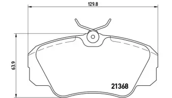 Klocki hamulcowe BREMBO P59016