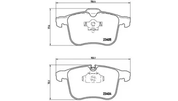 Klocki hamulcowe BREMBO P59046