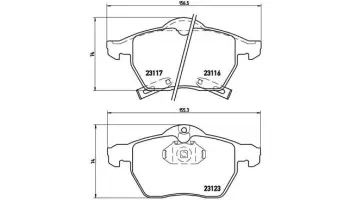 Klocki hamulcowe BREMBO P59048