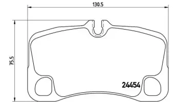 Klocki hamulcowe BREMBO P65022