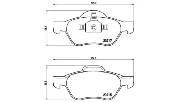 Klocki hamulcowe BREMBO P68029