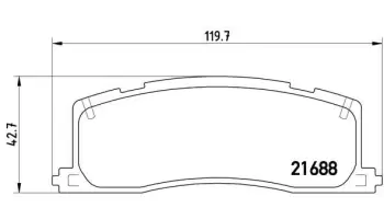 Klocki hamulcowe BREMBO P83030