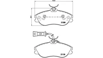 Klocki hamulcowe BREMBO P85018