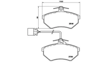 Klocki hamulcowe BREMBO P85034