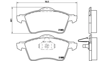 Klocki hamulcowe BREMBO P85047
