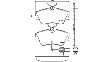 Klocki hamulcowe BREMBO P85050