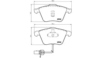 Klocki hamulcowe BREMBO P85056
