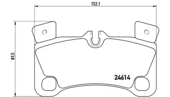 Klocki hamulcowe BREMBO P85103