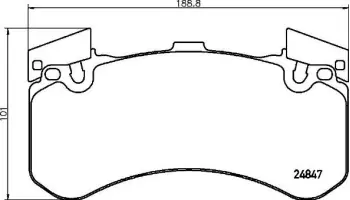 Klocki hamulcowe BREMBO P85136