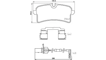 Klocki hamulcowe BREMBO P85151