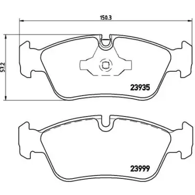 Klocki hamulcowe BREMBO P06035X