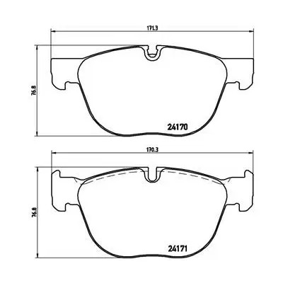 Klocki hamulcowe BREMBO P06049