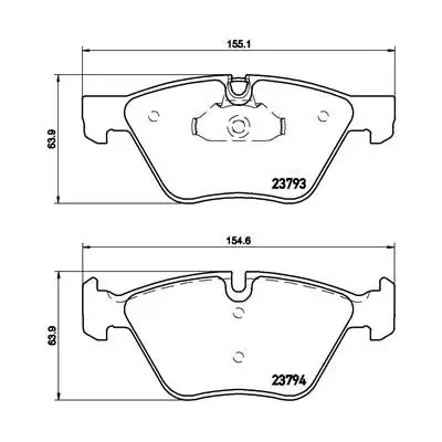 Klocki hamulcowe BREMBO P06057X