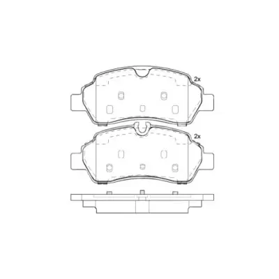 Klocki hamulcowe BREMBO P24209