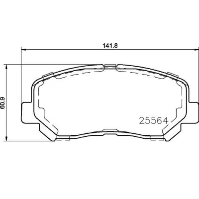 Klocki hamulcowe BREMBO P37019