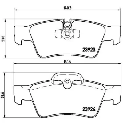 Klocki hamulcowe BREMBO P50064