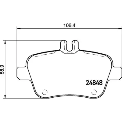 Klocki hamulcowe BREMBO P50140