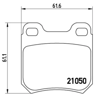 Klocki hamulcowe BREMBO P59014