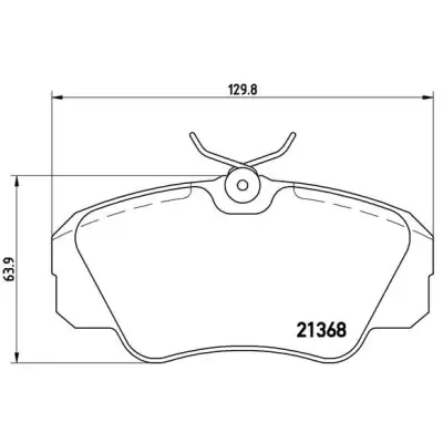 Klocki hamulcowe BREMBO P59016