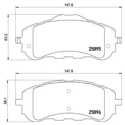 Klocki hamulcowe BREMBO P61120