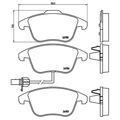Klocki hamulcowe BREMBO P85113X