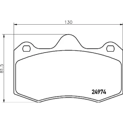 Klocki hamulcowe BREMBO P85134