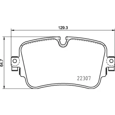 Klocki hamulcowe BREMBO P85161