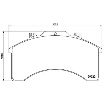 Klocki hamulcowe BREMBO PA6015