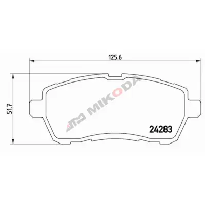 Rysunek techniczny MIKODA 70747