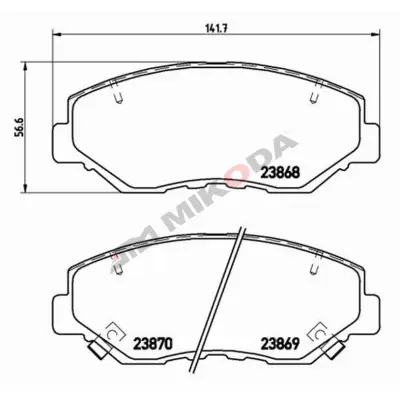Rysunek techniczny MIKODA 70848